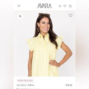 Avara dress. Size M! Worn once for photo shoot!